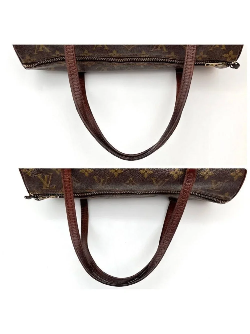 Louis Vuitton Papillon Parent and Child Pouch Monogram Boston Bag - Picture 6 of 8